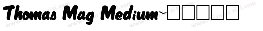 Thomas Mag Medium字体转换